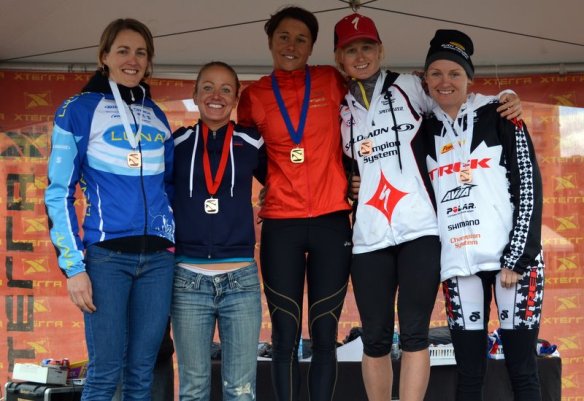 xterra west women's podium